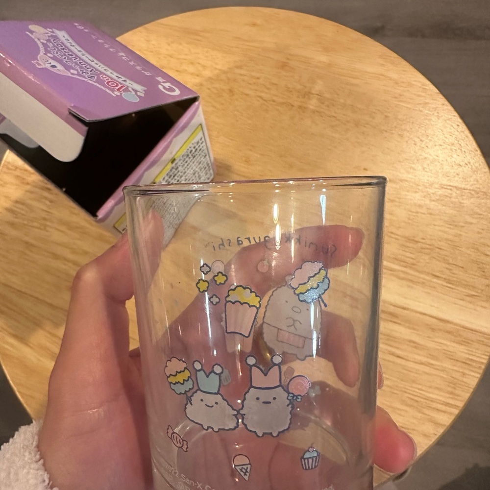 Cute Character Glass Cup